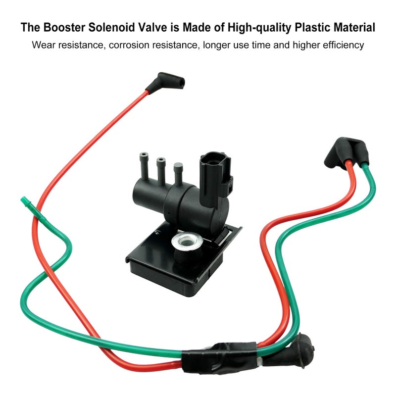 YUANTUO Turbo Emission Vacuum Harness Connection Line and Wastegate Boost Solenoid Fits for Ford F250 F350 F450 F550 Super Duty 1999-2003 7.3L Diesel Powerstroke Engines Replace F81Z-6C673-AA F81Z-9E498-DA - Image 4